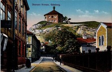 Vintage ppc skansen usato  Spedire a Italy
