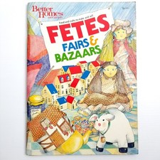 Vintage Better Homes and Gardens Fetes Fairs Bazares Food Crafts Livro Brochura comprar usado  Enviando para Brazil