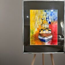 Vintage expressionist watercol for sale  Oak Harbor