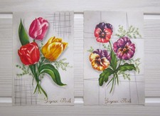 Antique postcards flowers d'occasion  Expédié en Belgium