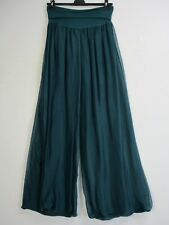 Femmes 30% Soie 70% Viscose Pantalon Palazzo Un Taille : Standard & Unique :p comprar usado  Enviando para Brazil