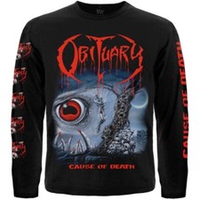 Camiseta Obituário "Causa da Morte" Manga Longa Preta Death Morbid Angel, usado comprar usado Camiseta Obituário "Causa da Morte" Manga Longa Preta Death Morbid Angel, usado comprar usado  Enviando para Brazil