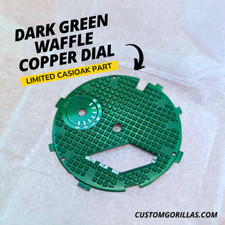 Peça de mostrador de cobre waffle verde escuro feita sob medida G-SHOCK GA 2100 comprar usado  Enviando para Brazil