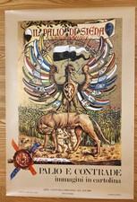 Siena poster palio usato  Siena