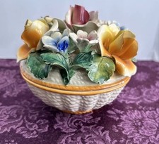 Vintage capodimonte roses for sale  Muskegon