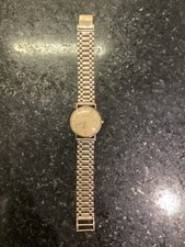 Bulova quartz gold for sale  STAFFORD