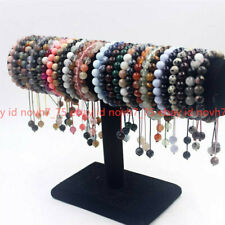 Handgefertigt 8/10/12mm Geflochtenes Makramee Edelstein Verstellbares Armband comprar usado  Enviando para Brazil