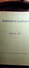 Jahrbuch jagdkunde band gebraucht kaufen  Leipzig