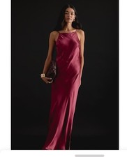 Anthropologie halter satin for sale  NOTTINGHAM