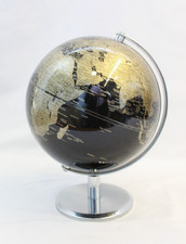 Black gold globe for sale  GREAT YARMOUTH