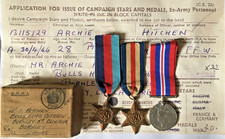 War medals box for sale  ROSSENDALE