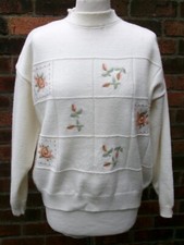 Womens cream wool for sale  WIDNES