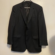Blazer masculino Jos A Banks clássico preto 44XL bolsos 2 botões lã cashmere comprar usado  Enviando para Brazil