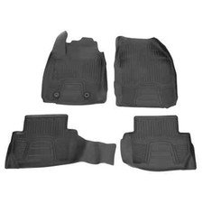Tapetes de assoalho de borracha preta moldados estilo bandeja EcoSport genuínos Ford 2018-2022 comprar usado  Enviando para Brazil