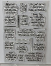 Sentiment verse stamps for sale  DONCASTER