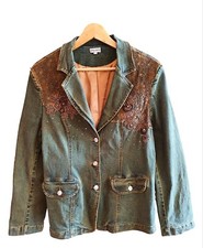 Giacca blazer denim usato  Carrara