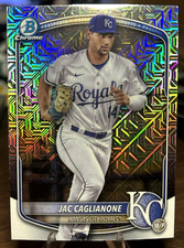 ⚾⚾2025 Bowman Chrome JAC CAGLIANONE PRATA MOJO refrator Top Prospect RC ⚾⚾ comprar usado  Enviando para Brazil