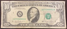 1981 ten dollar for sale  Potsdam