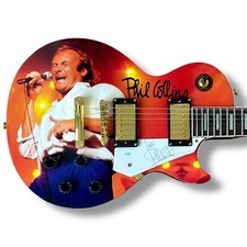 Gráficos personalizados de guitarra Phil Collins assinado JSA CERTIFICADO DE AUTENTICIDADE Genesis In the Air Tonight  comprar usado  Enviando para Brazil