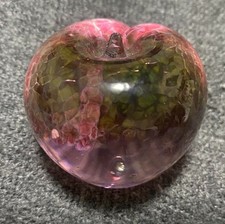 Glass paperweight pink for sale  PONTEFRACT