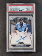 2023 Topps Bowman JUNIOR CAMINERO 1º Bowman Auto Tampa Bay Rays #CPA-JCR PSA 10, usado comprar usado  Enviando para Brazil