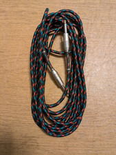 DOIS Stagg 20 pés série S estilo vintage cabo de guitarra tweed PRETO, usado comprar usado  Enviando para Brazil