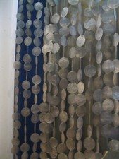Vintage capiz muschelvorhang gebraucht kaufen  Gangkofen