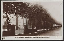 Cartão postal STOCKPORT St. George's Schools hospital militar comprar usado  Enviando para Brazil