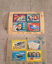 URUGUAY-1975-ANIVERSARIOS Y EVENTOS-ESPACIO -2 M/HOJAS MNH segunda mano  Embacar hacia Mexico