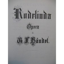 Haendel rodelinda opéra d'occasion  Blois