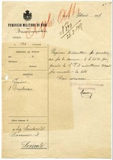 Lettera panificio militare usato  Senigallia