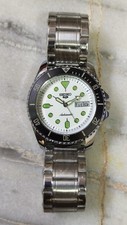 Geniune Seiko 5 Sports relógio de pulso masculino automático data do dia funcionando limpo e limpo, usado comprar usado  Enviando para Brazil