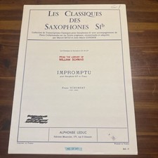Livro de música para saxofone e piano Alphonse Leduc Impromptu por Jean-Marie Londex comprar usado  Enviando para Brazil