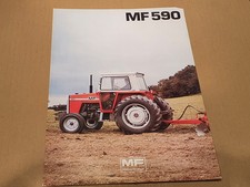 Folheto de vendas Massey Ferguson 590 modelo 2WD trator agrícola de 1976 comprar usado  Enviando para Brazil