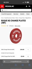 Rogue change plates for sale  CREWE