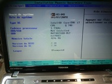 Portable toshiba a665 d'occasion  France