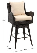 Safavieh hayes swivel for sale  Whitestown
