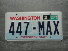 Washington nummernschild usa gebraucht kaufen  Neukirchen-Vluyn