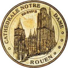 [#1181373] Francja, Token, Żeton turystyczny, 76/ Cathédrale Notre-Dame - Rouen, na sprzedaż  Wysyłka do Poland