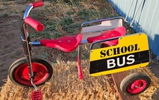 Bicicleta infantil fábrica Angeles SilverRider ônibus escolar trike 2 passageiros pedal comprar usado  Enviando para Brazil