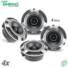 4x Timpano 1200 Watt tweeters de bala de áudio veicular TPT-ST2 CROMADO 3,85" raso 4Ohm comprar usado  Enviando para Brazil