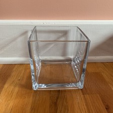 Square vase glass for sale  Madison