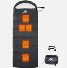 Saco de dormir retangular aquecido estilo envelope bateria ou USB suporte de energia calor comprar usado  Enviando para Brazil