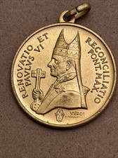 Medaglia papa montini usato  Ravenna