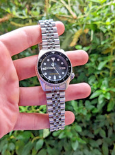 Seiko men black for sale  SOUTHAM