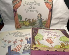 Usado, Set of 3 Angelina Ballerina Hard Cover Books Helen Craig - On Stage + comprar usado  Enviando para Brazil