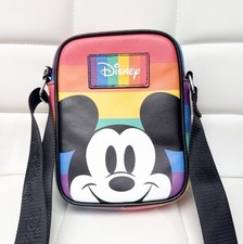 Bolsa tiracolo Disney Mickey Mouse Pride Collection com fivela Happy Face comprar usado  Enviando para Brazil