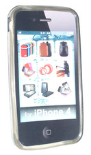 Capa protetora macia "círculos" iPhone 4/4S iPh4CDSS-BK - pacote aberto comprar usado  Enviando para Brazil