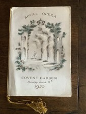 Programme royal opera for sale  KINGTON
