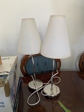 lamps x 2 brown bedside for sale lamps x 2 brown bedside for sale LONDON